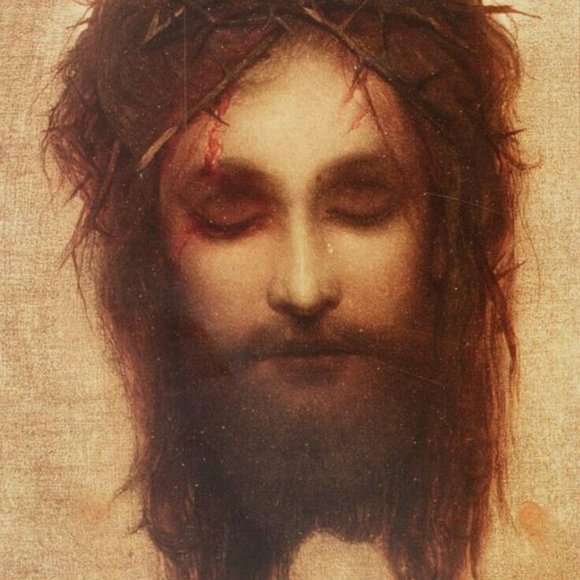 SOLD Jesus Picture With Opening Eyes - Picture 4 of 5